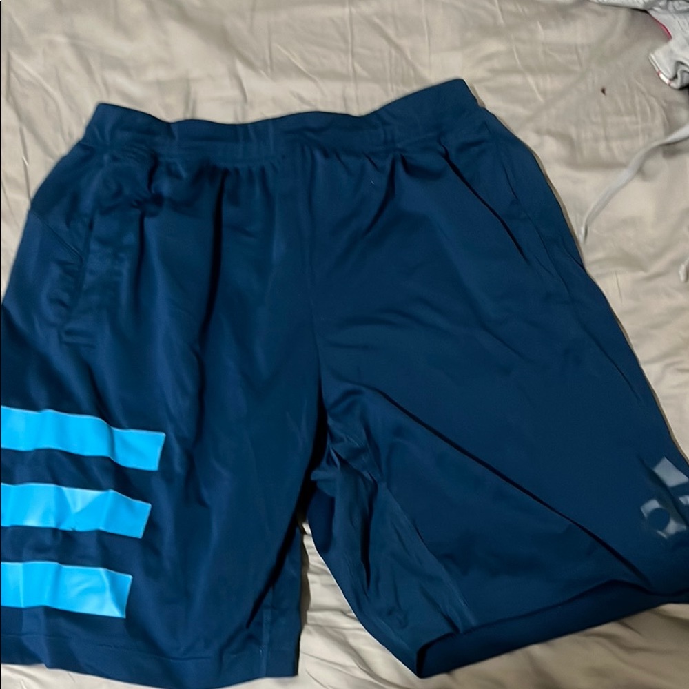 Men's Blue Athletic Shorts